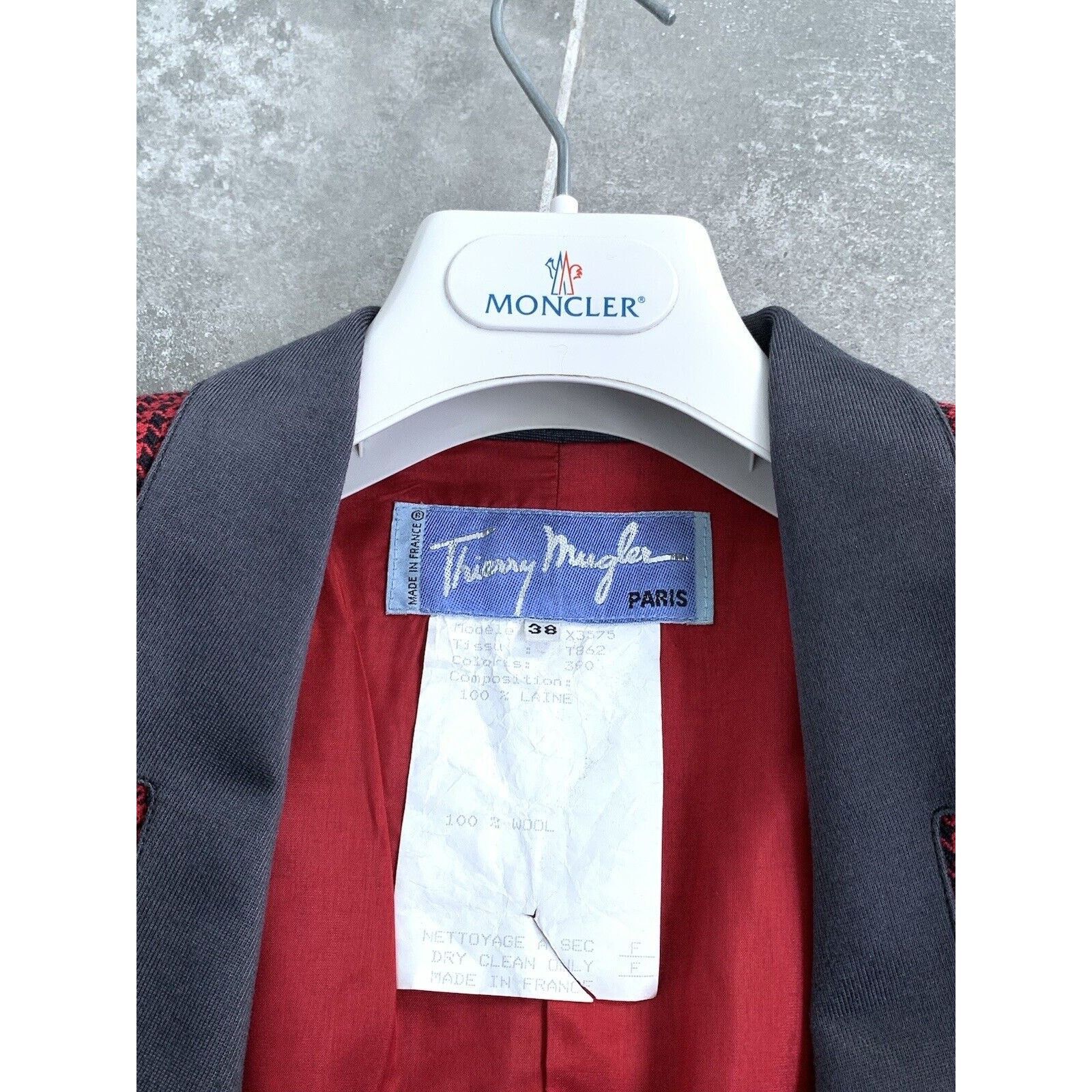 Designer × Thierry Mugler Women's THIERRY MUGLER PARIS Blazer Jacket EU 38 UK 10 S M Size M / US 6-8 / IT 42-44 - 12 Thumbnail
