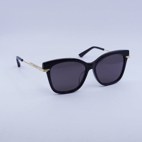 Bottega Veneta 🕶️ New Bottega Veneta BV1296SA 001 Sunglasses - Black Frame Size ONE SIZE - 4 Thumbnail