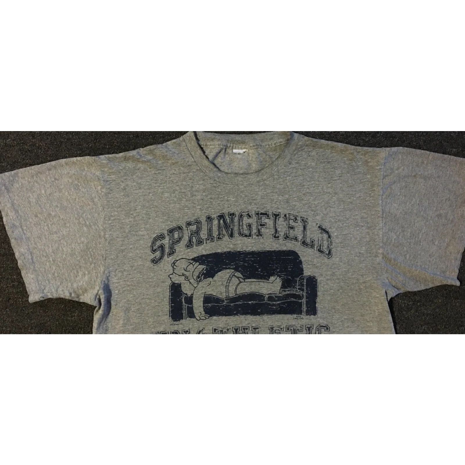Vintage VINTAGE The Simpsons Un-Athletic Dept Shirt M Men Gray 80s 90s Funny Bart College TV Show Futurama Simpsons USA Fox M L Han? Size US M / EU 48-50 / 2 - 5 Thumbnail
