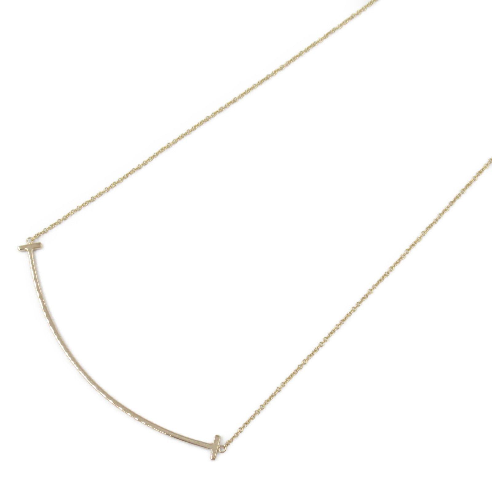 Tiffany & Co. Tiffany Co T-Smile Large Necklace K18Pg (Pink Gold) Gold Size ONE SIZE - 1 Thumbnail