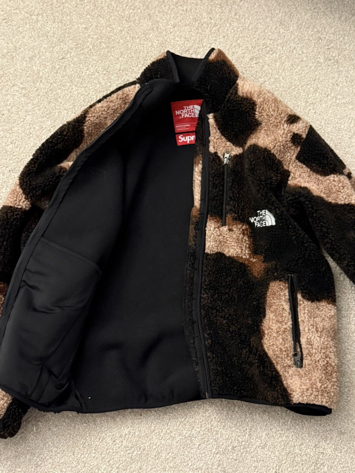 Supreme × The North Face Supreme x The North Face bleached denim fleece jacket Size US M / EU 48-50 / 2 - 5 Thumbnail