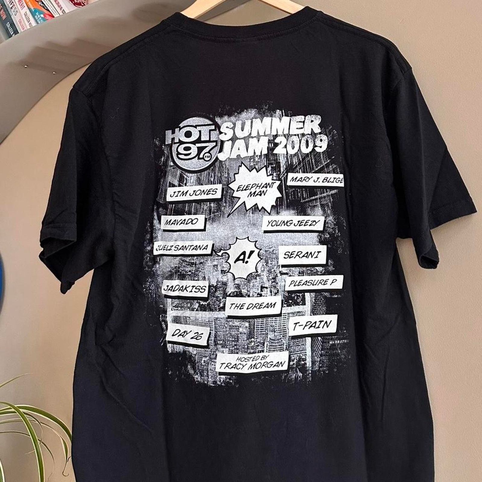 Band Tees × Fruit Of The Loom Vintage 2009 Hot 97 Summer Jam Concert Rap Tee Size US L / EU 52-54 / 3 - 6 Thumbnail