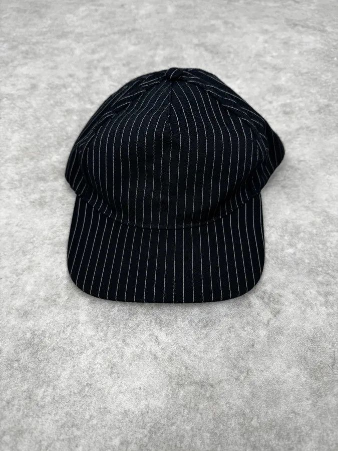 Jean Paul Gaultier Jean Paul Gaultier Navy & White Striped Cap Size ONE SIZE - 4 Thumbnail