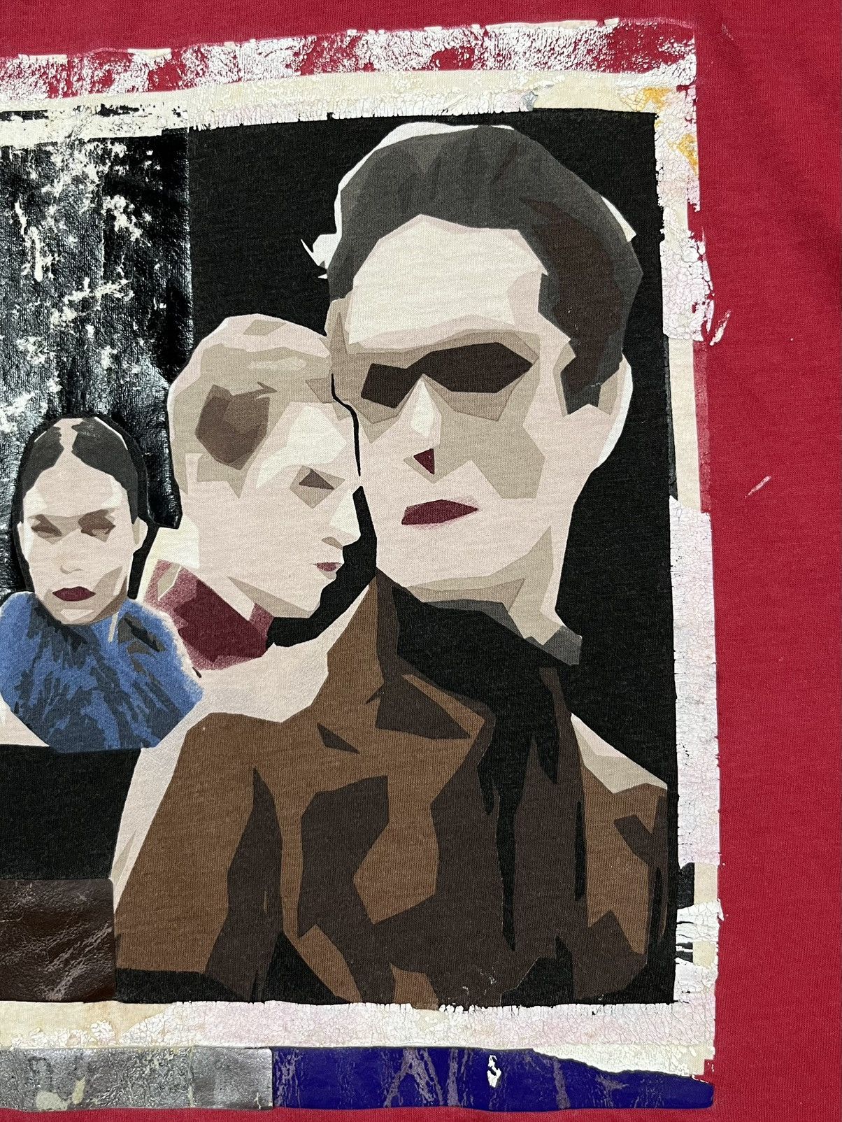 Prada Prada potrait face painted tee Size US M / EU 48-50 / 2 - 6 Thumbnail
