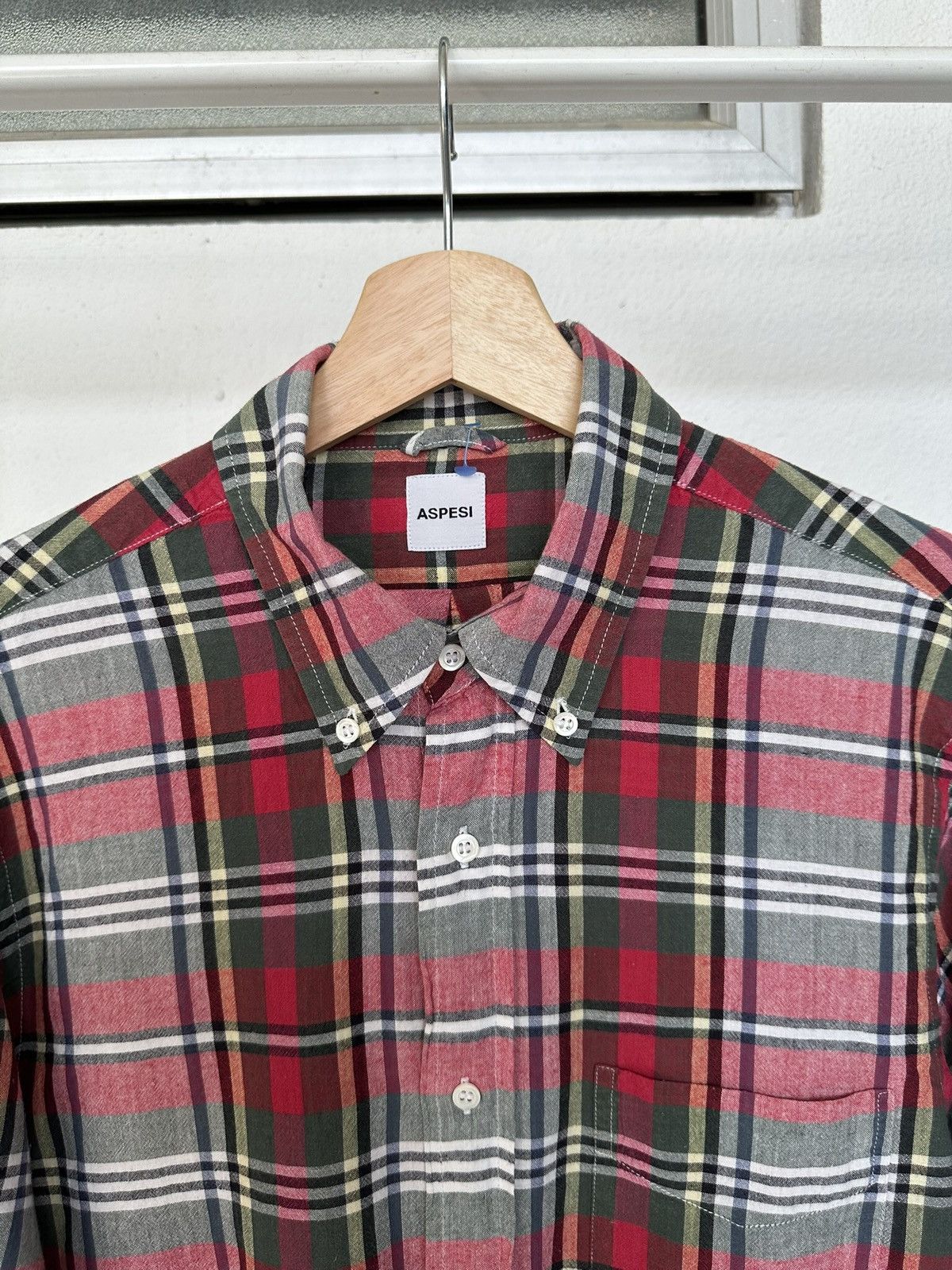 Aspesi 00's Aspesi plaid button up shirt Size US M / EU 48-50 / 2 - 7 Thumbnail