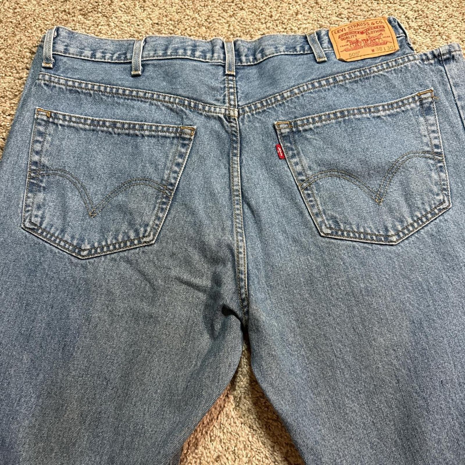 Levi's Mens levis light wash denim Size US 38 / EU 54 - 5 Thumbnail