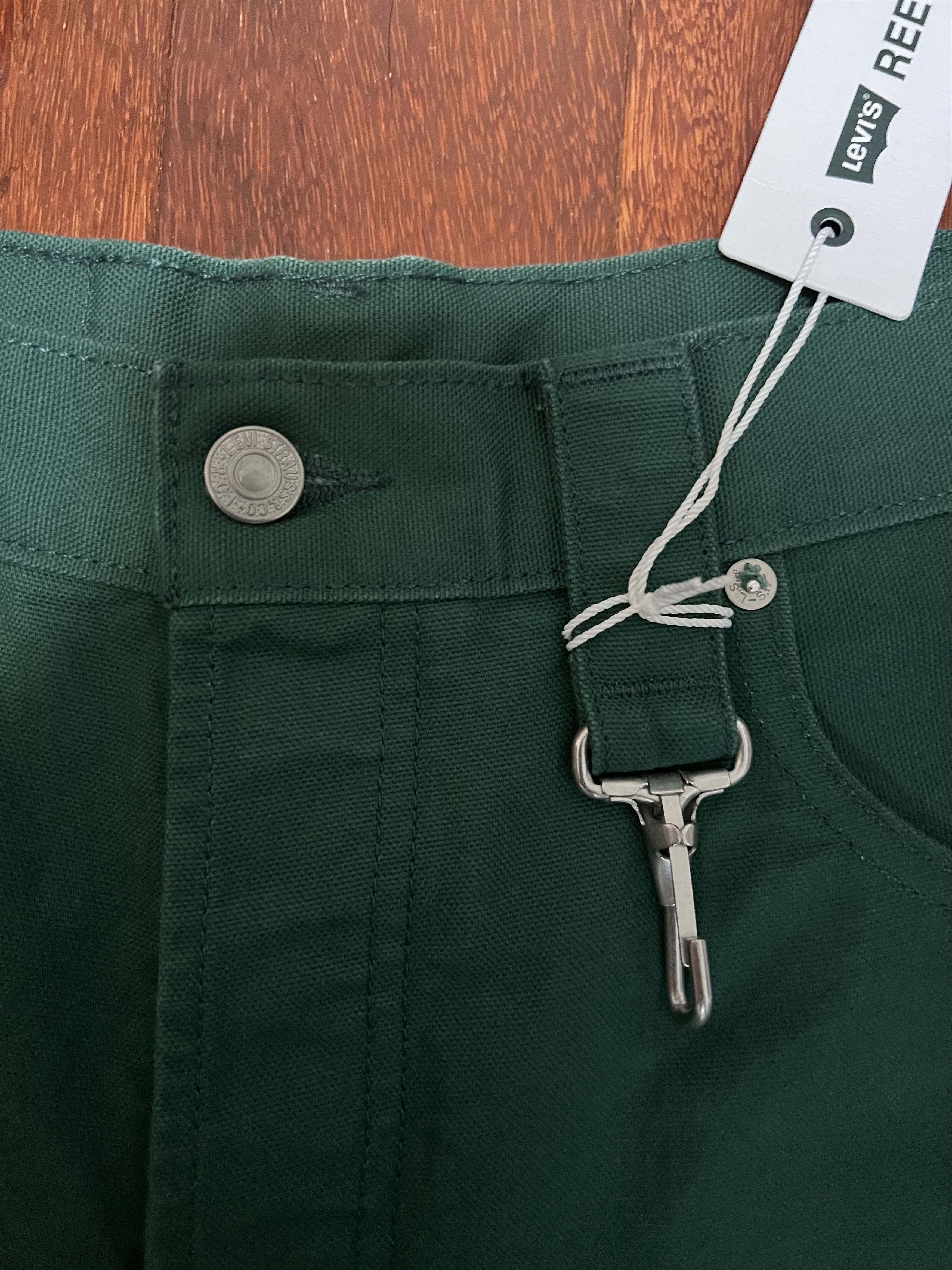 Levi's × Reese Cooper 💚 Reese Cooper x Levi's Green Duck Denim NEW (34x34) Size US 34 / EU 50 - 6 Thumbnail