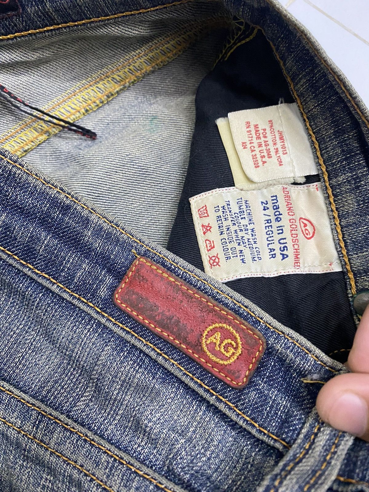 Hysteric Glamour RUSTY FLARE JEANS🔥A.GOLDSCHMIED DISTRESSED DENIM JEANS Size 30" / US 8 / IT 44 - 7 Thumbnail