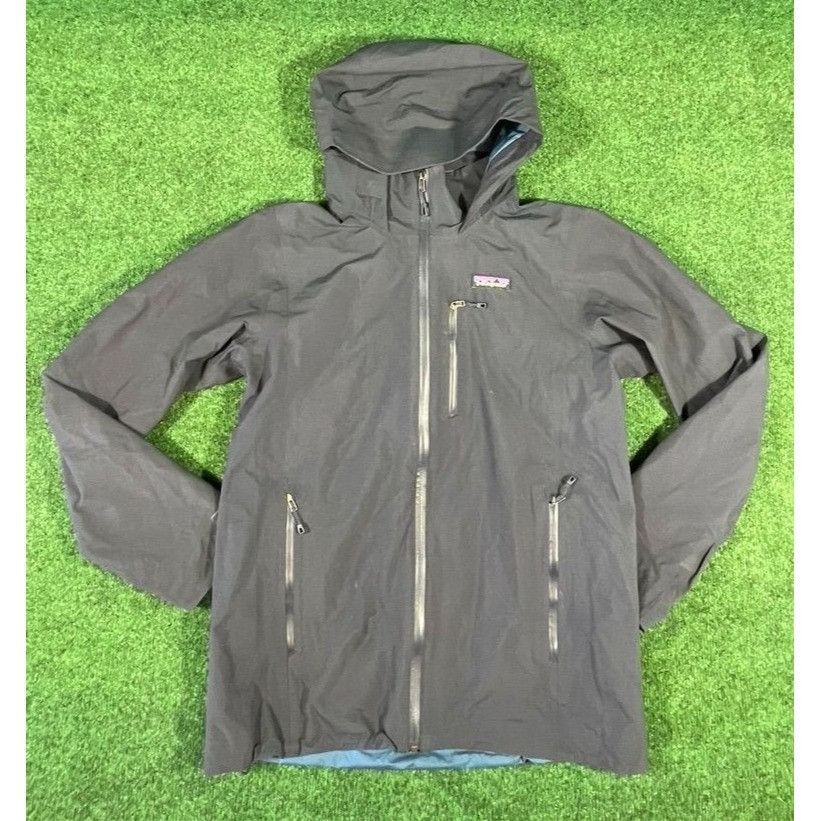 Patagonia Patagonia Windsweep H2no Rain Jacket Navy Blue Mens Sz