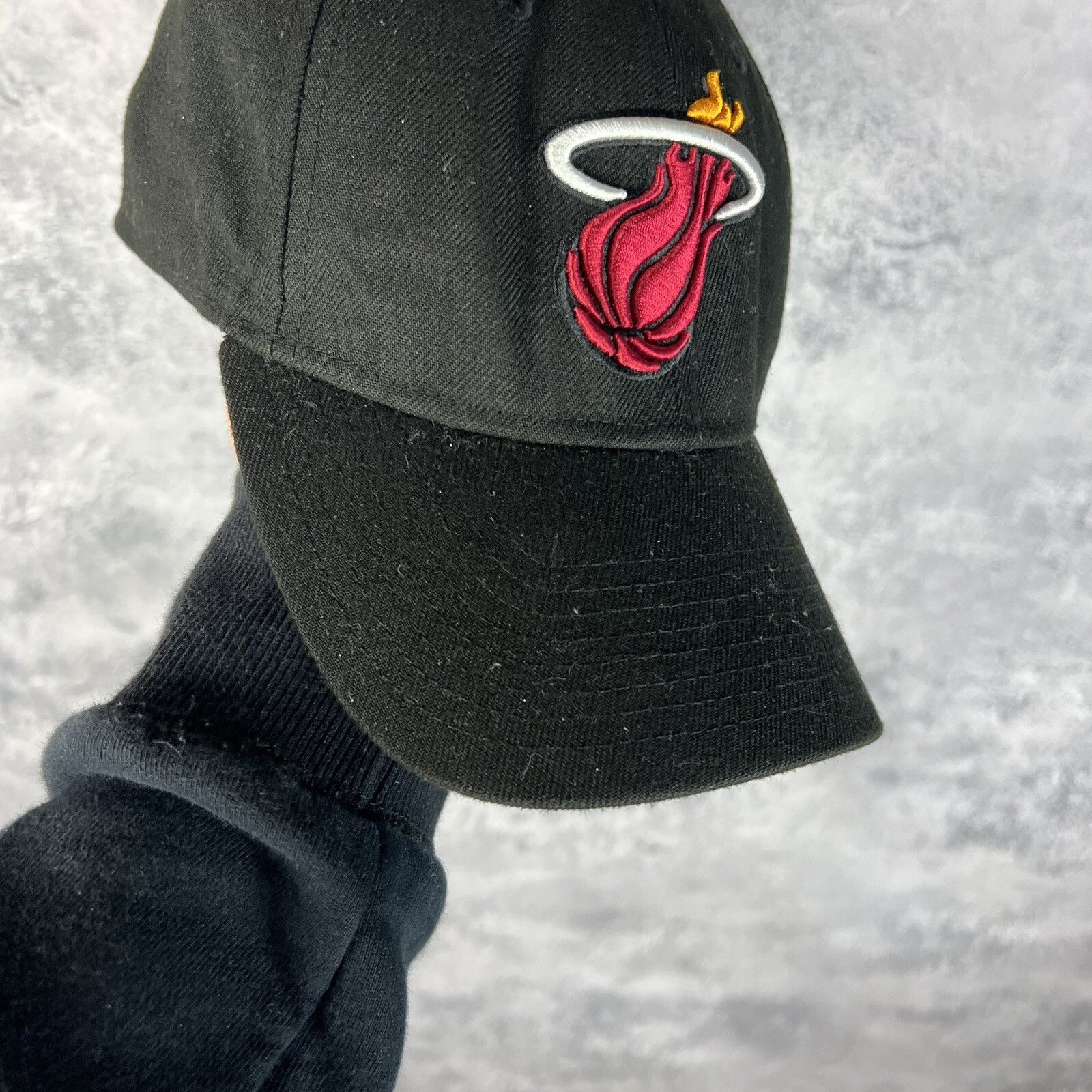 New Era Miami Heat New Era Cap Men's Black Polyester One Size ` Size ONE SIZE - 4 Thumbnail