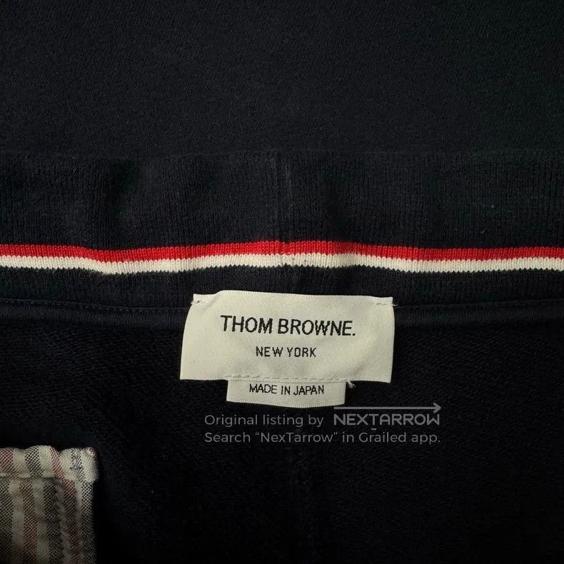 Thom Browne TB Navy Blue Striped Jogger Pants. Size US 32 / EU 48 - 3 Thumbnail