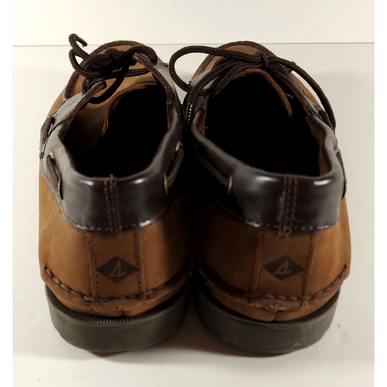Sperry Sperry Top-Siders Suede Leather Two-Tone Brown Loafers Mens 12 Size US 12 / EU 45 - 4 Thumbnail