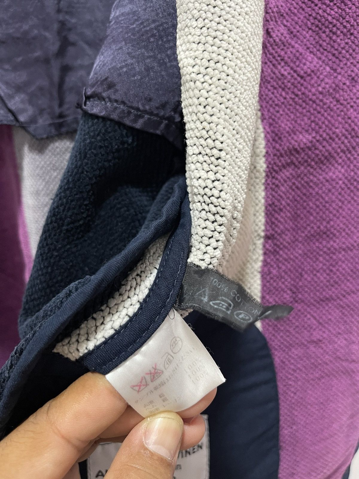 Annikki Karvinen DESIGNER ANNIKKI KARVINEN HANDMADE MULTICOLOR JACKET Size US S / EU 44-46 / 1 - 13 Thumbnail