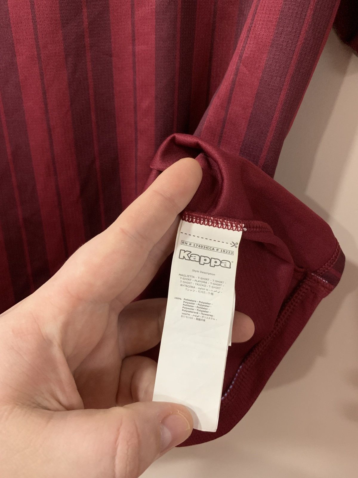 Kappa Aston Villa Home Football Shirt Kappa Soccer Jersey Size S Size US S / EU 44-46 / 1 - 16 Thumbnail