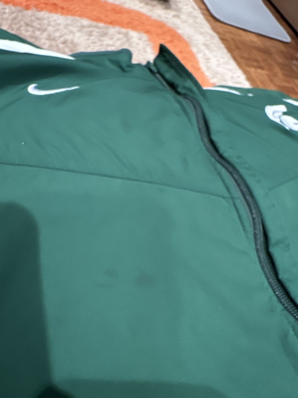 Nike × Vintage Vintage Y2K Nike Michigan State Windbreaker Jacket Size US L / EU 52-54 / 3 - 8 Thumbnail