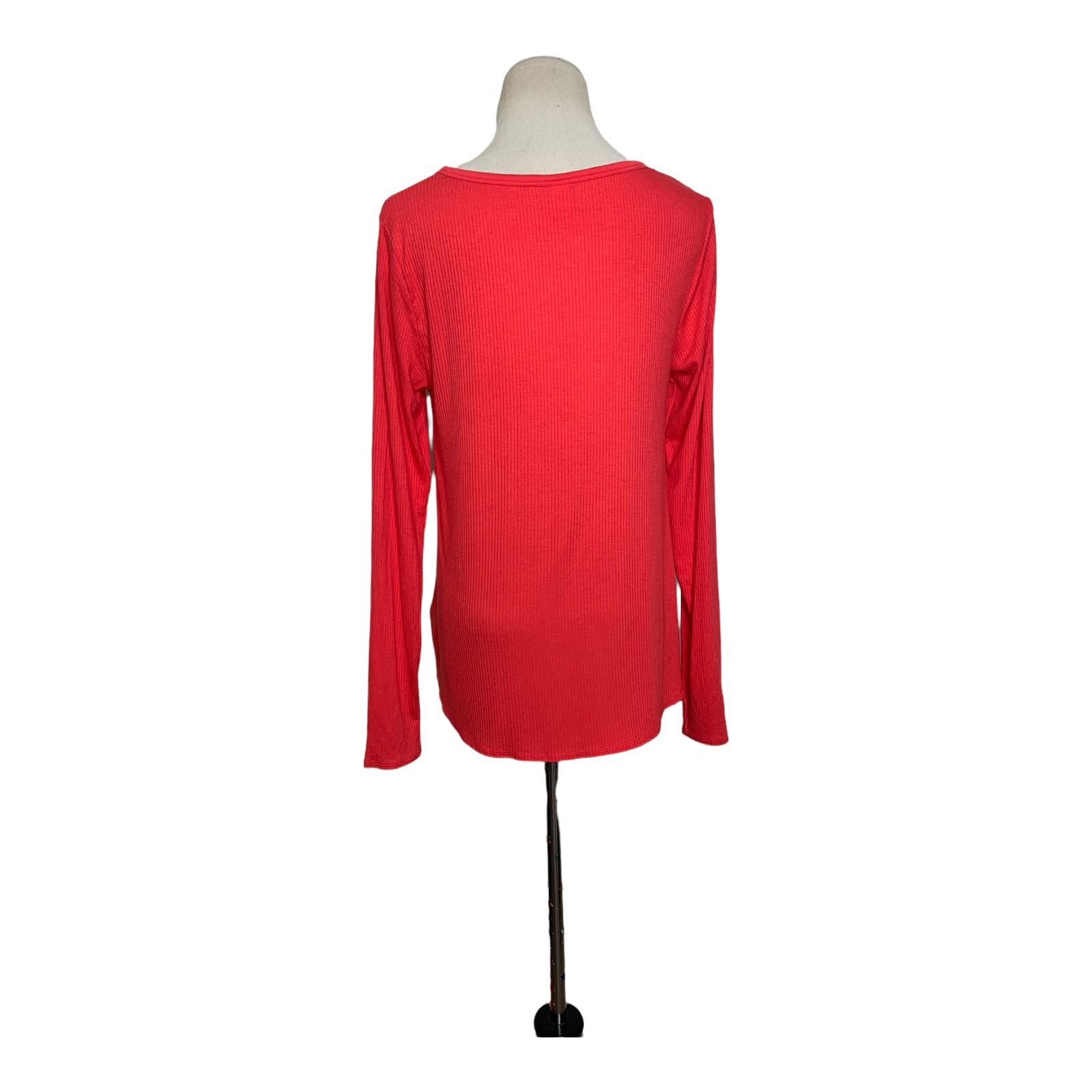 Old Navy Old Navy orange ribbed long sleeves minimalist tee size M Size M / US 6-8 / IT 42-44 - 6 Thumbnail