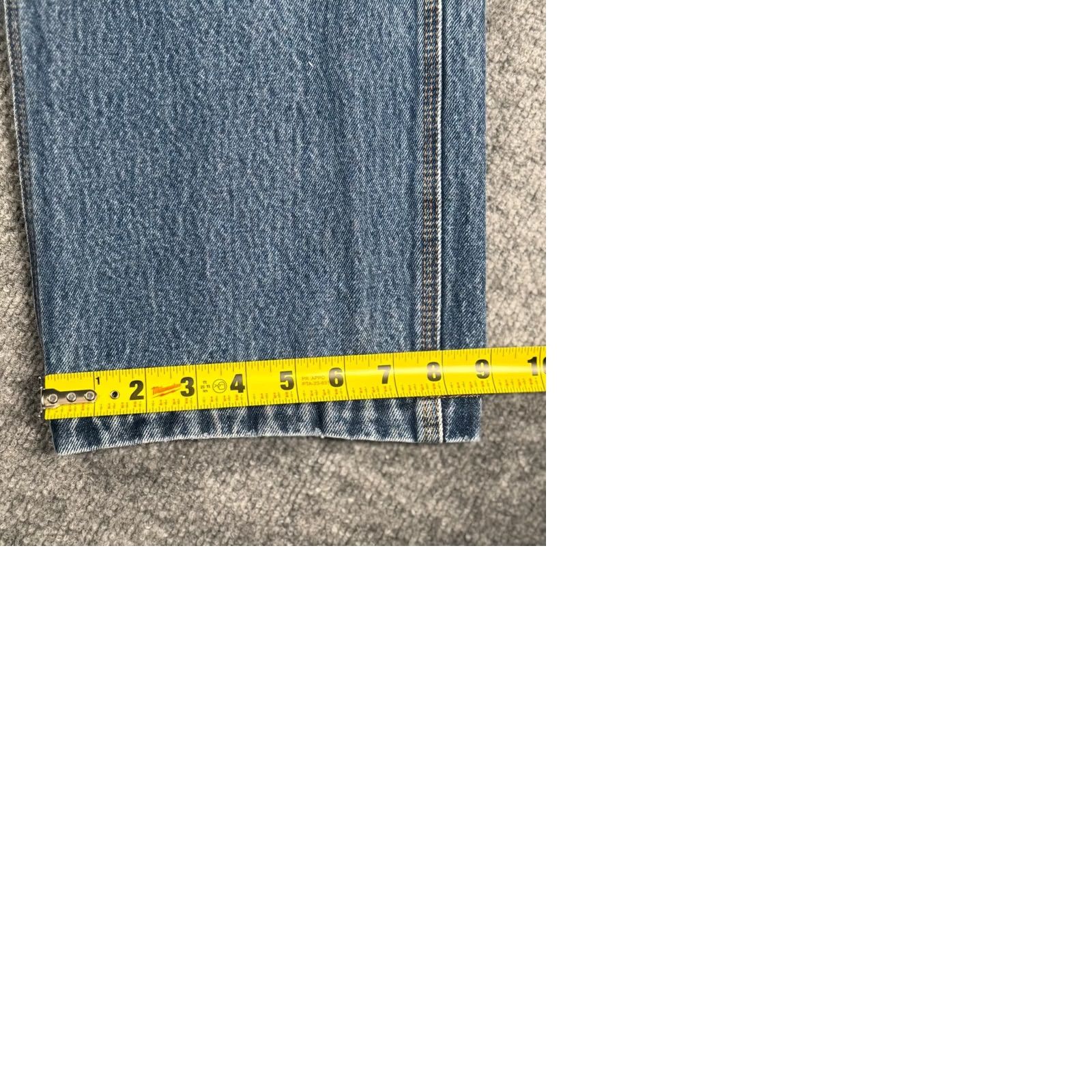 Vintage Craftsman Carpenter Jeans Jeans Men 38 Reg Blue Denim Workwear 8 Pockets Distressed Utility 28in Inseam Size US 38 / EU 54 - 9 Thumbnail