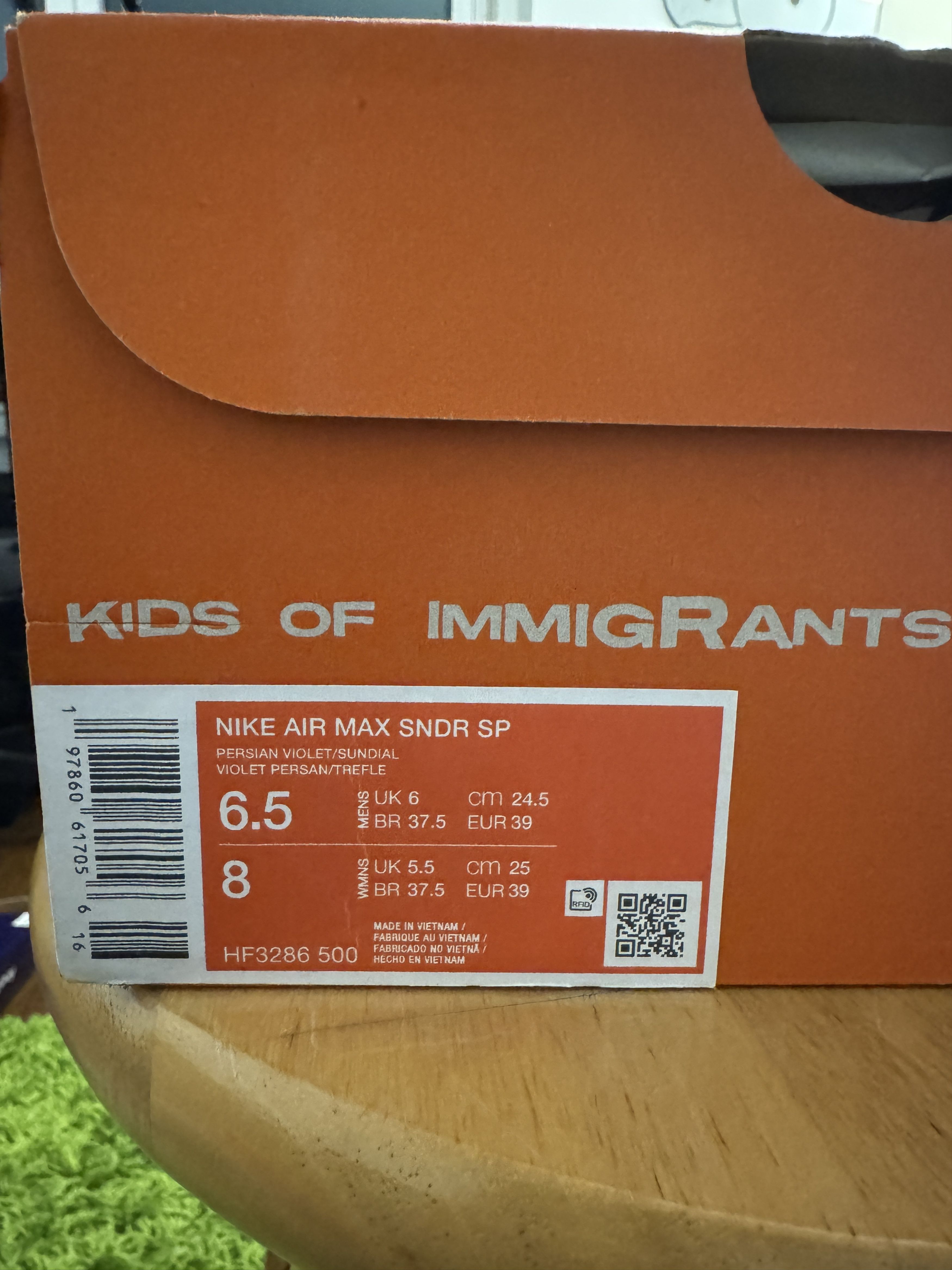 Nike NIKE x Kids Of Immigrants Air Max SNDR SP Size US 6.5 / EU 39-40 - 3 Thumbnail