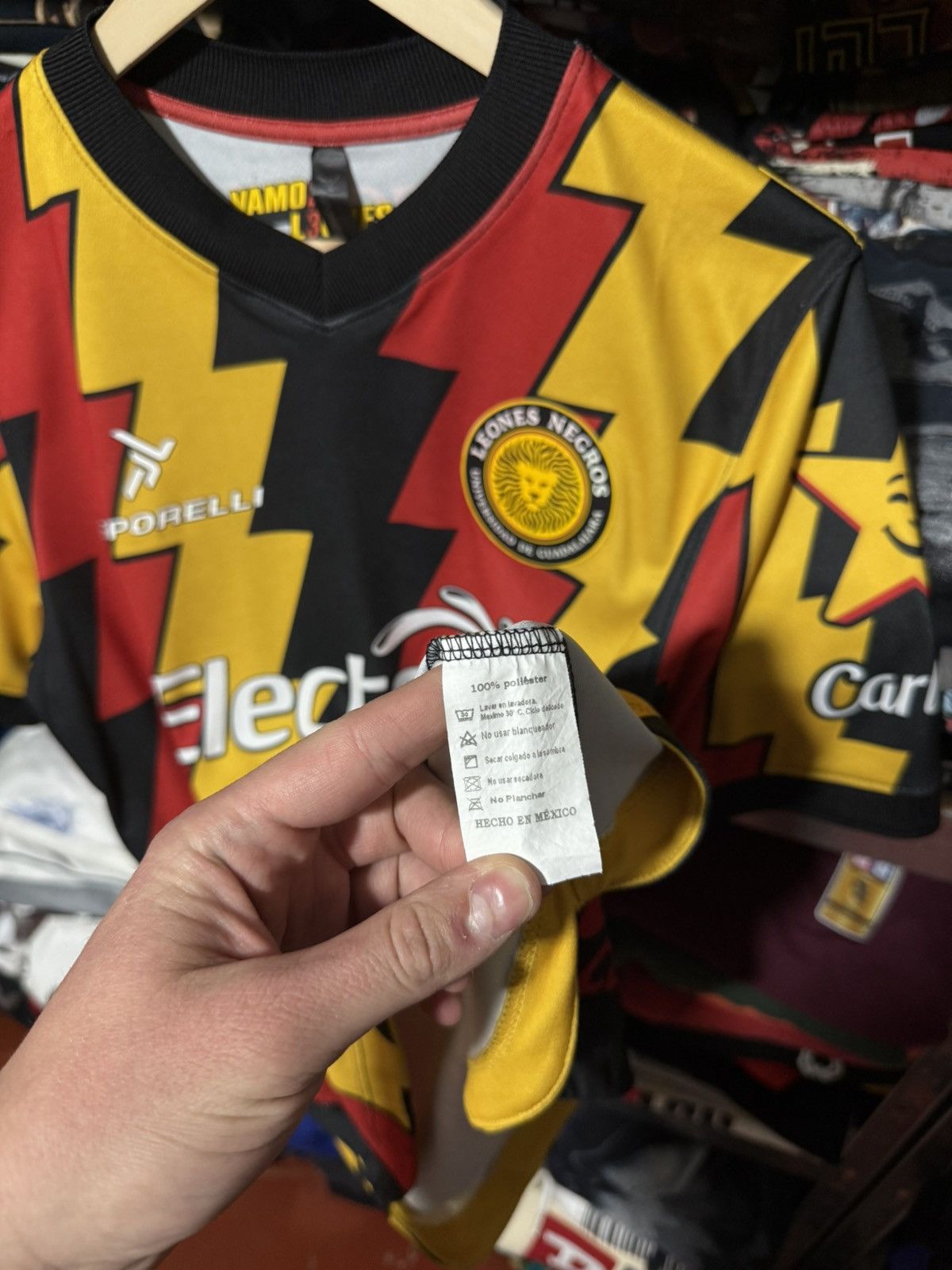 Vintage Sporelli Leones Negros 2022 2023 Home Soccer Football Jersey Size US M / EU 48-50 / 2 - 12 Thumbnail