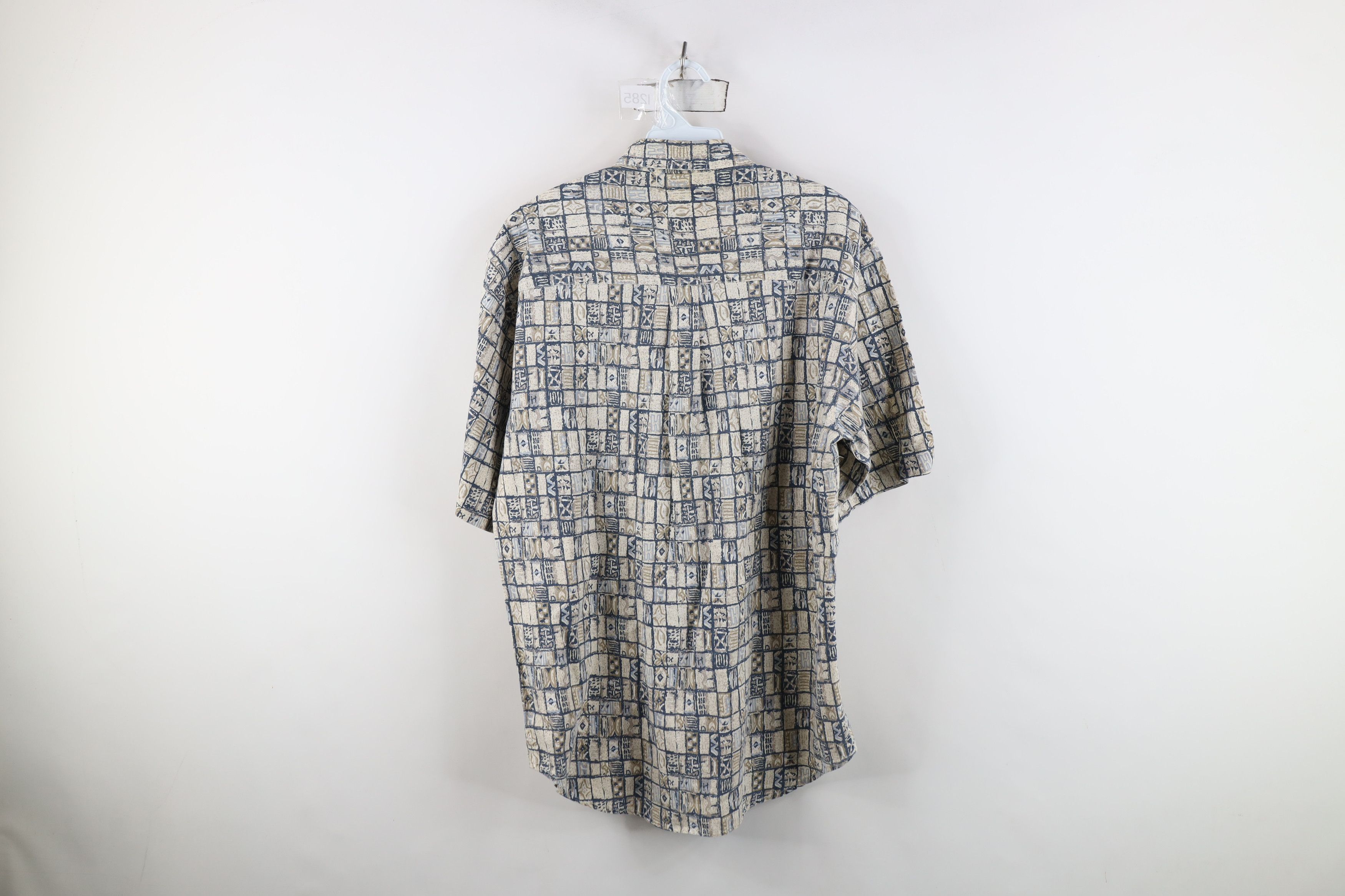 Vintage Vintage 90s Streetwear Short Sleeve Collared Button Shirt Size US L / EU 52-54 / 3 - 10 Thumbnail