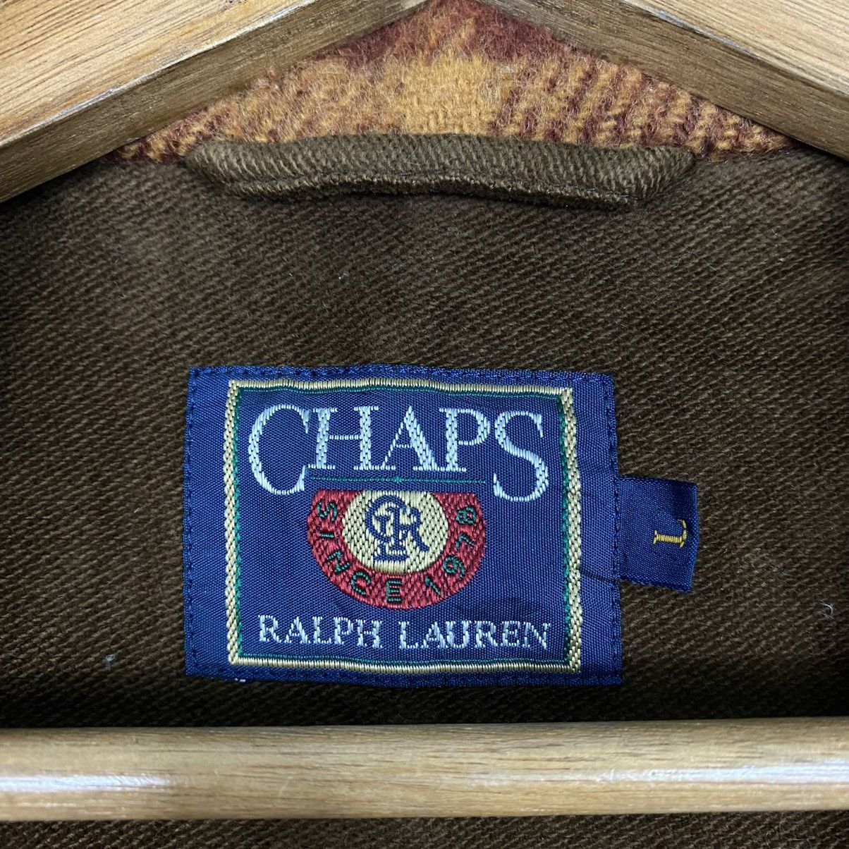 Chaps Ralph Lauren 🔥VINTAGE WOOL BUTTON JACKET CHAPS RALPH LAUREN BLANKET Size US L / EU 52-54 / 3 - 17 Thumbnail