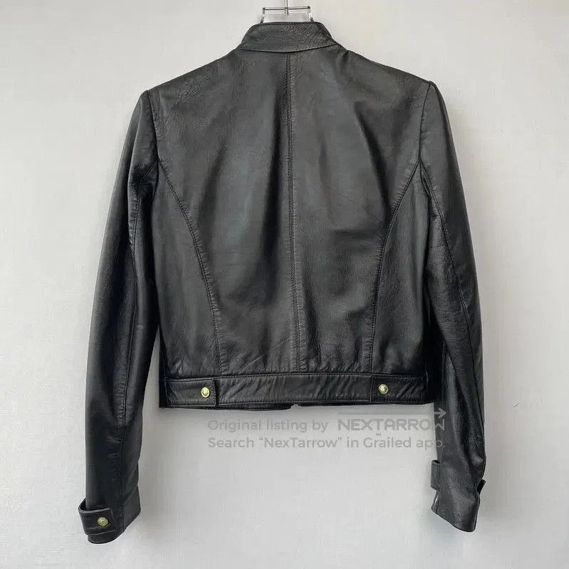 Versace Versace Black Women's Leather Jacket Large . Size L / US 10 / IT 46 - 1 Thumbnail