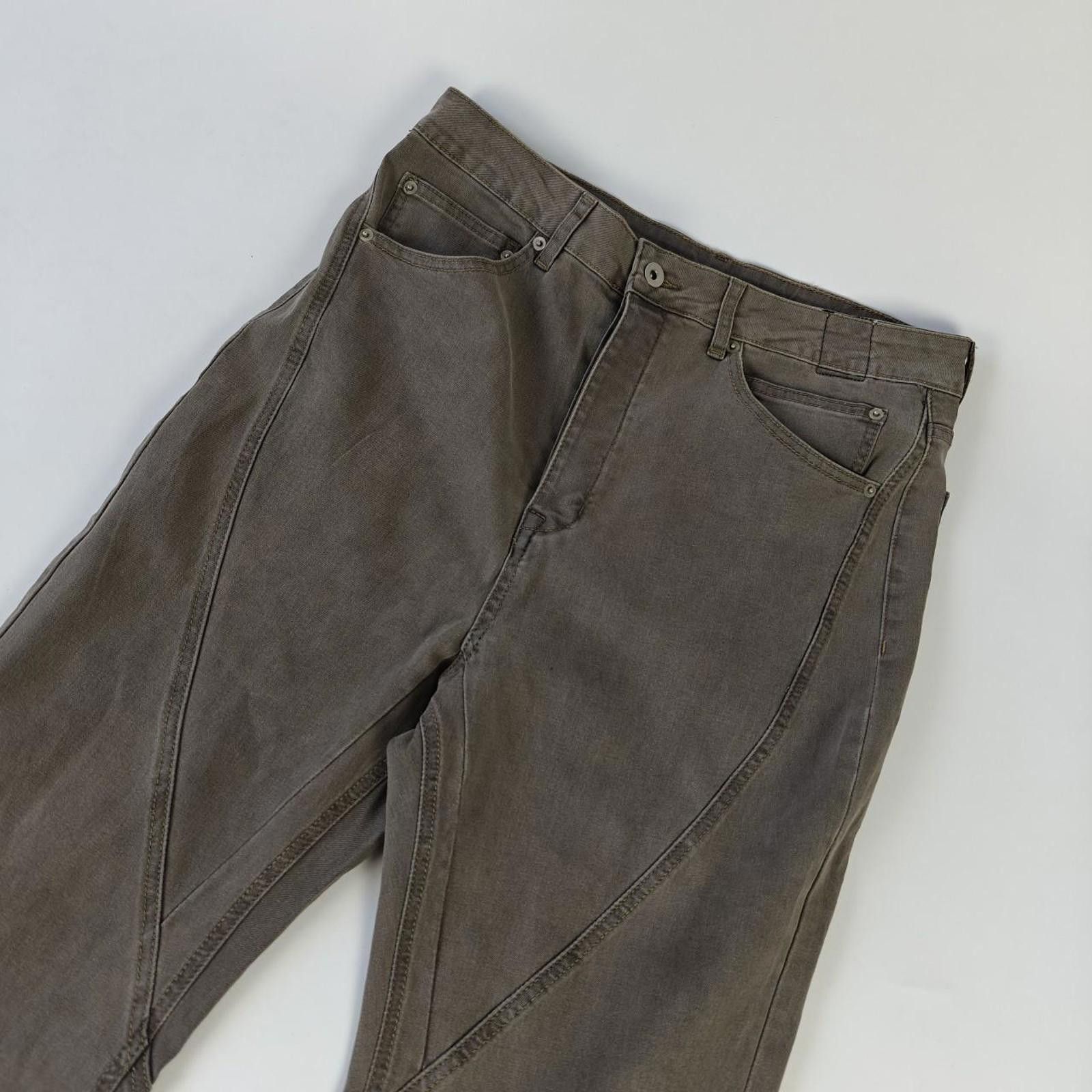 Other Japanese Grey Wide Leg Seam Flare Jeans Size US 32 / EU 48 - 2 Thumbnail