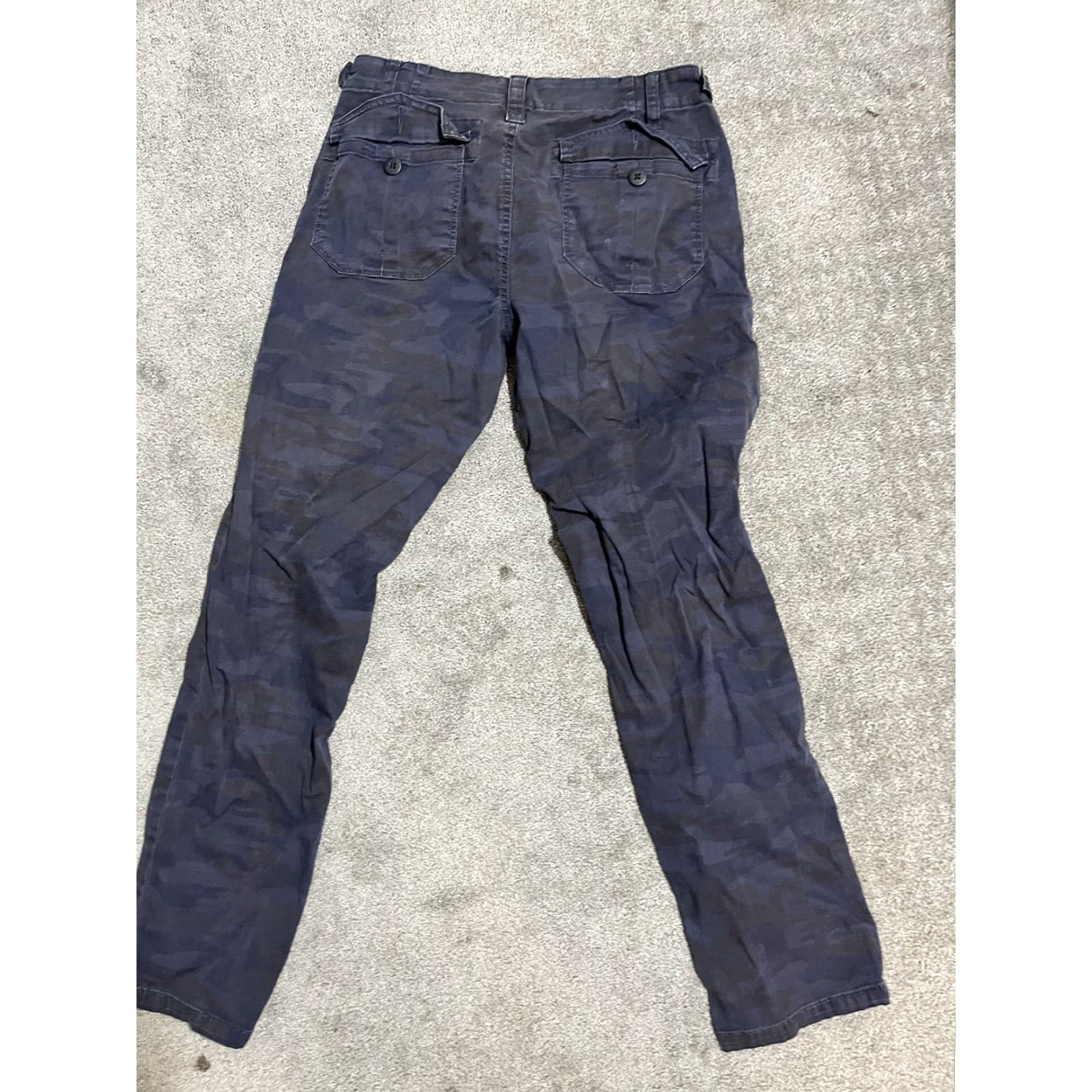 Sanctuary Sanctuary Pants Women Cropped Cropped Jogger Pants Military Army Camo Camouflage Cotton 28 Blue Regular Style Size 28" / US 6 / IT 42 - 3 Thumbnail