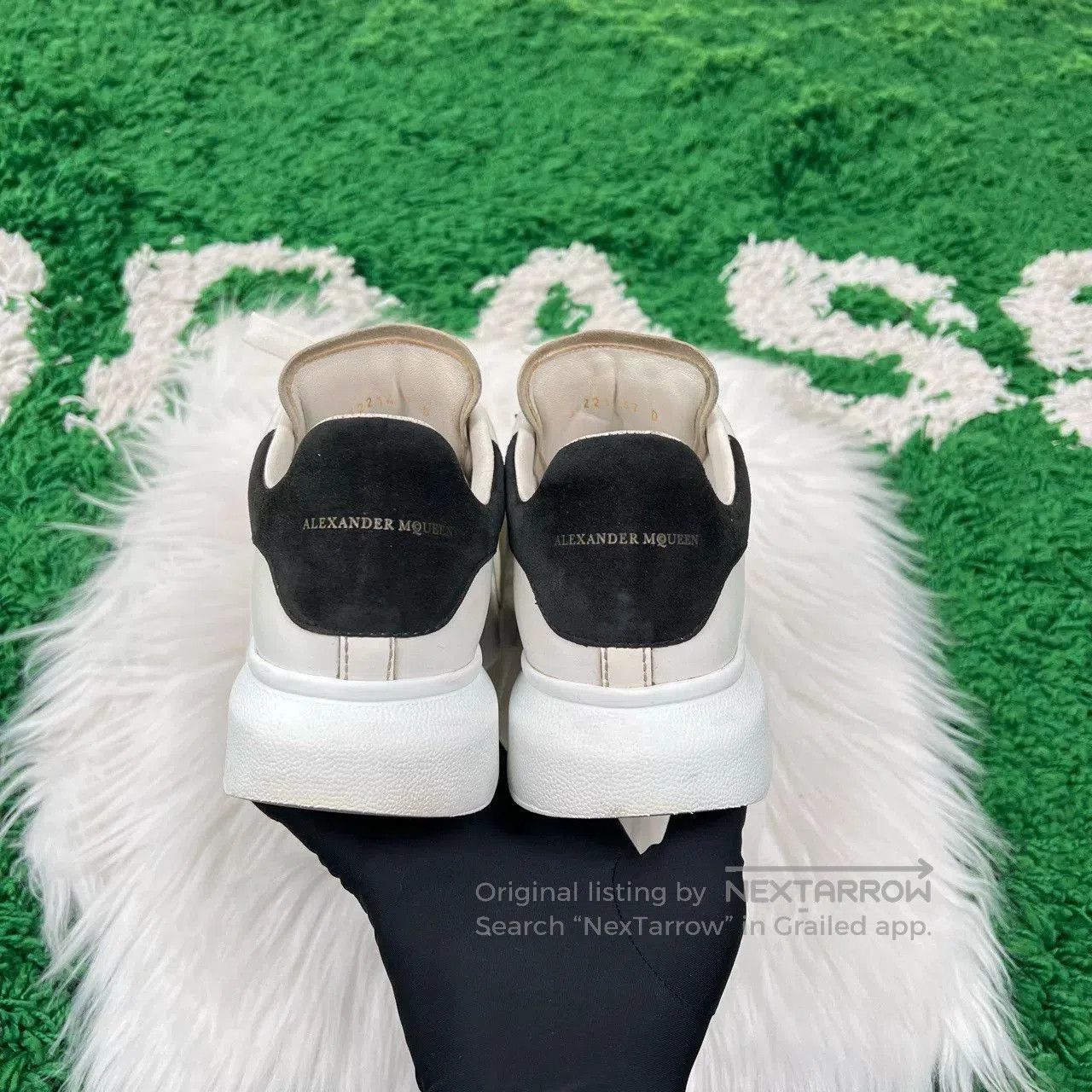 Alexander McQueen Alexander McQueen Black Tail Thick-Sole Sneakers. Size US 6 / IT 36 - 3 Thumbnail