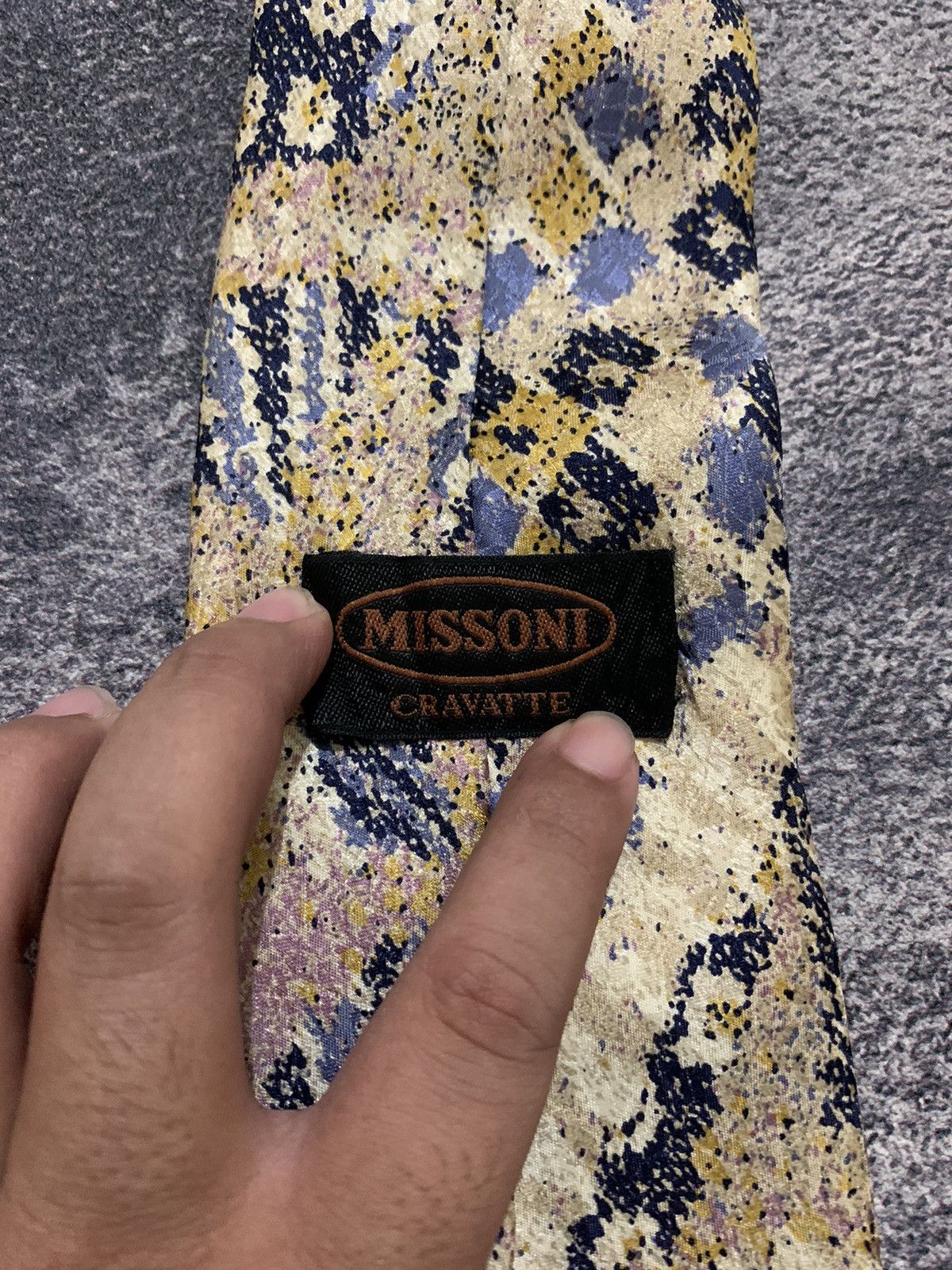 Missoni Missoni Cravatte Pattern Tie Size ONE SIZE - 4 Thumbnail