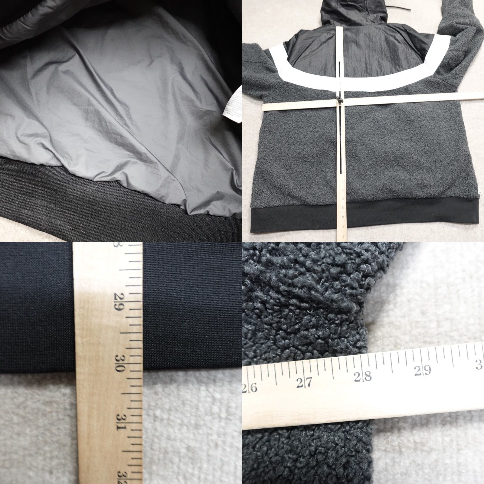 Nike Nike Windrunner Jacket 2XL Gray Black Hooded Retro Embroidered Full Zip Windbreaker Mens Size US XXL / EU 58 / 5 - 8 Thumbnail