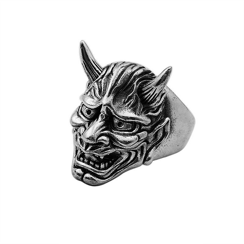 Jewelry Hannya Japanese Mask Ring Size ONE SIZE - 1 Thumbnail