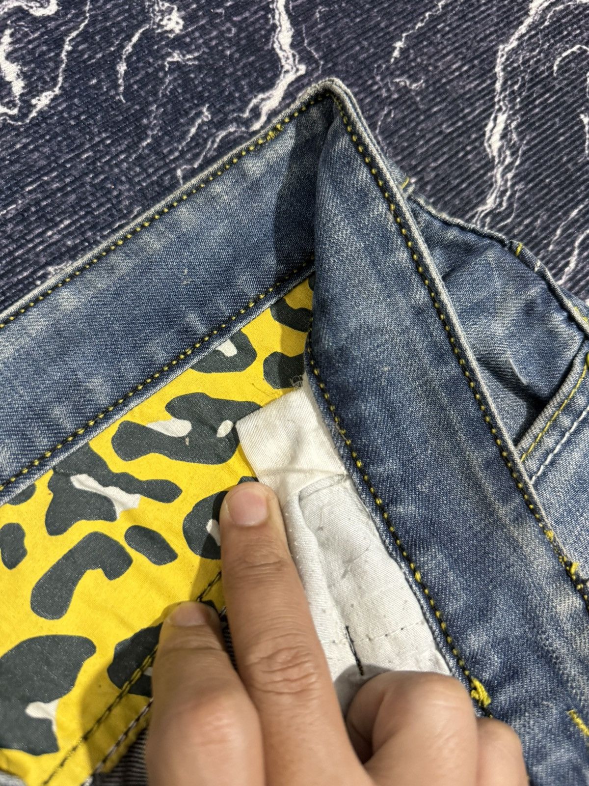 Vintage Vintage BT-play cdg distressed jeans Size US 30 / EU 46 - 17 Thumbnail