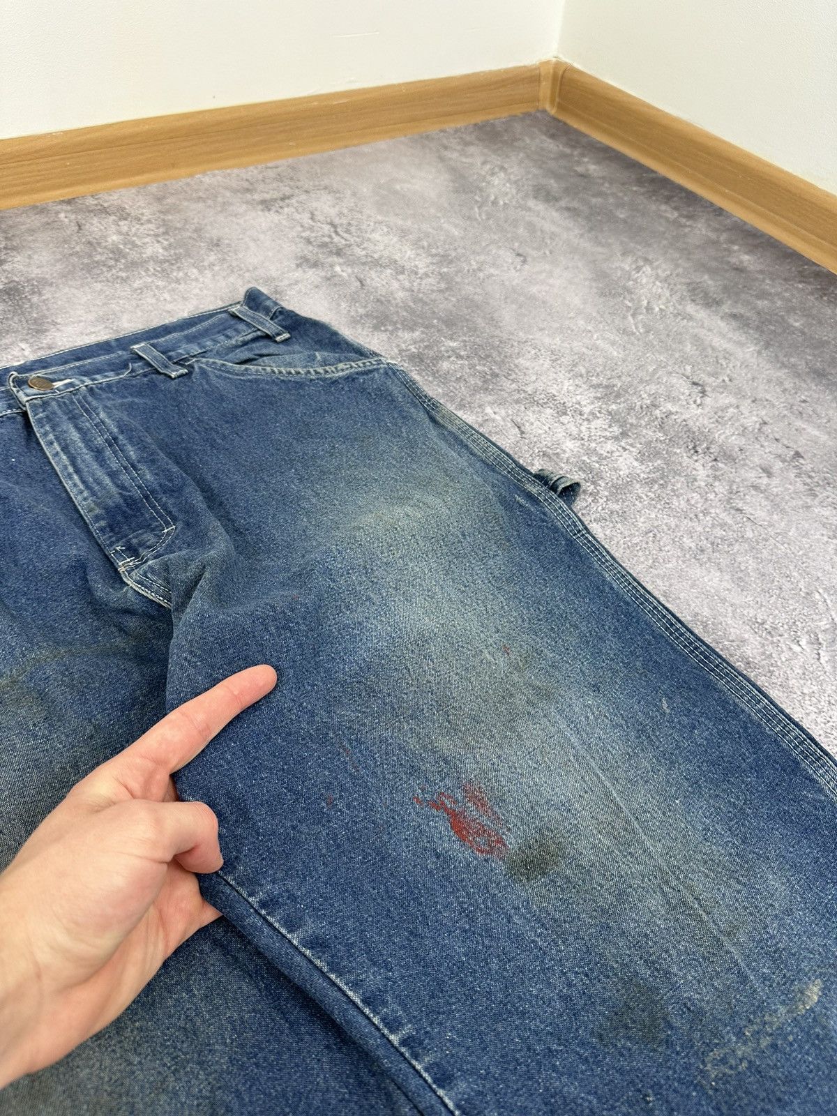 Dickies Vintage Dickies USA Carpenter Baggy Cargo Utility Work Pants Size US 34 / EU 50 - 15 Thumbnail