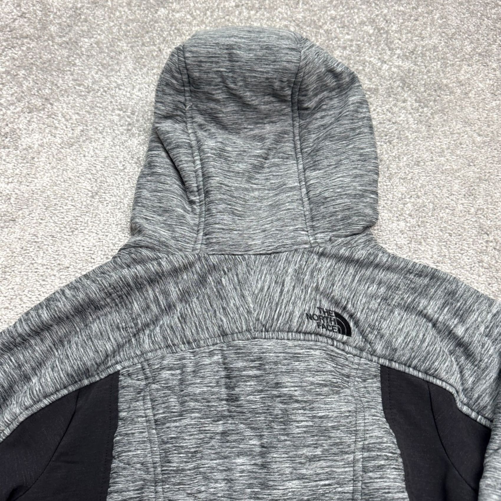 The North Face The North Face Pseudio Quilted Hoodie Jacket Womens XS Gray Colorblock Size XS / US 0-2 / IT 36-38 - 6 Thumbnail