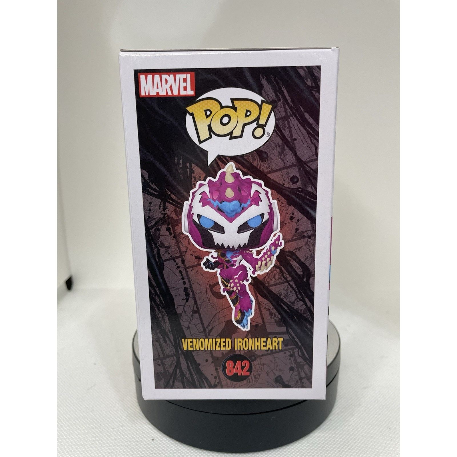 Marvel Comics Funko Pop Venomized Ironheart #842 - With Pop Protector Size ONE SIZE - 7 Thumbnail