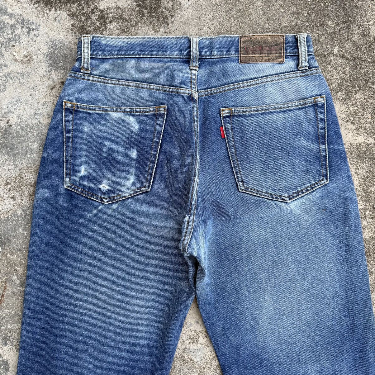 Japanese Brand Vintage OutGear Faded Mud washer Denim Jean Pants W30 Size US 30 / EU 46 - 8 Thumbnail