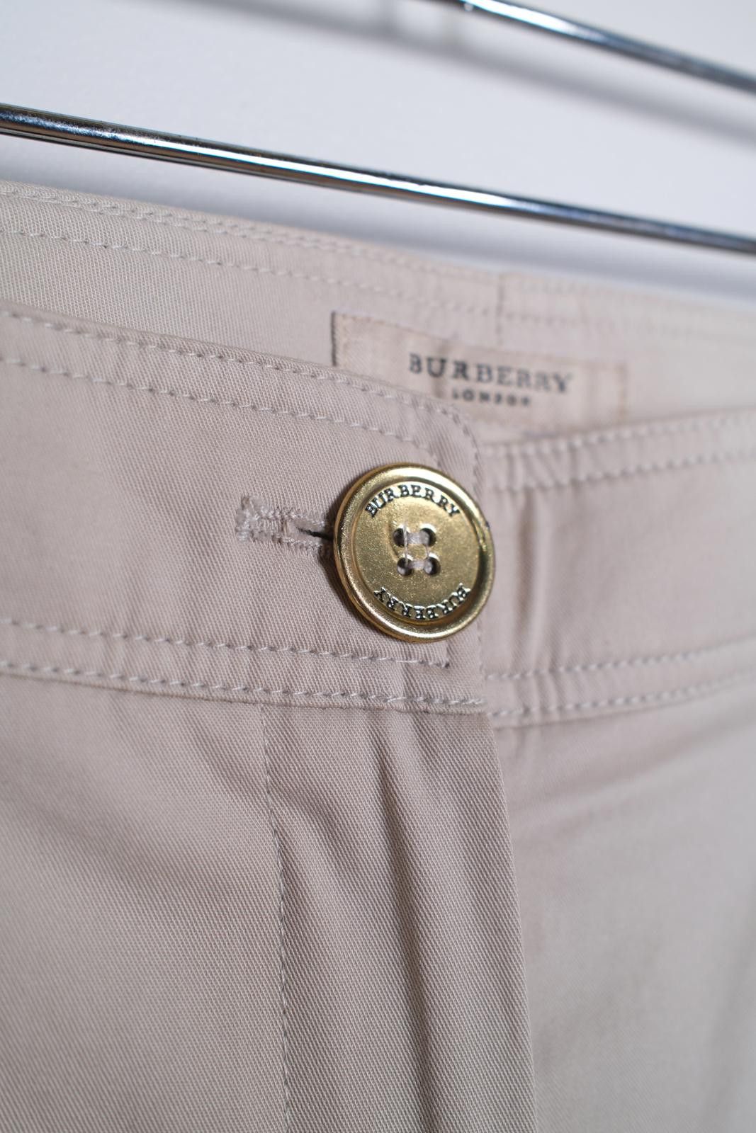 Other 00's Burberry London Gold Accent Straight-Leg-Pant Size 26" / US 2 / IT 38 - 5 Thumbnail