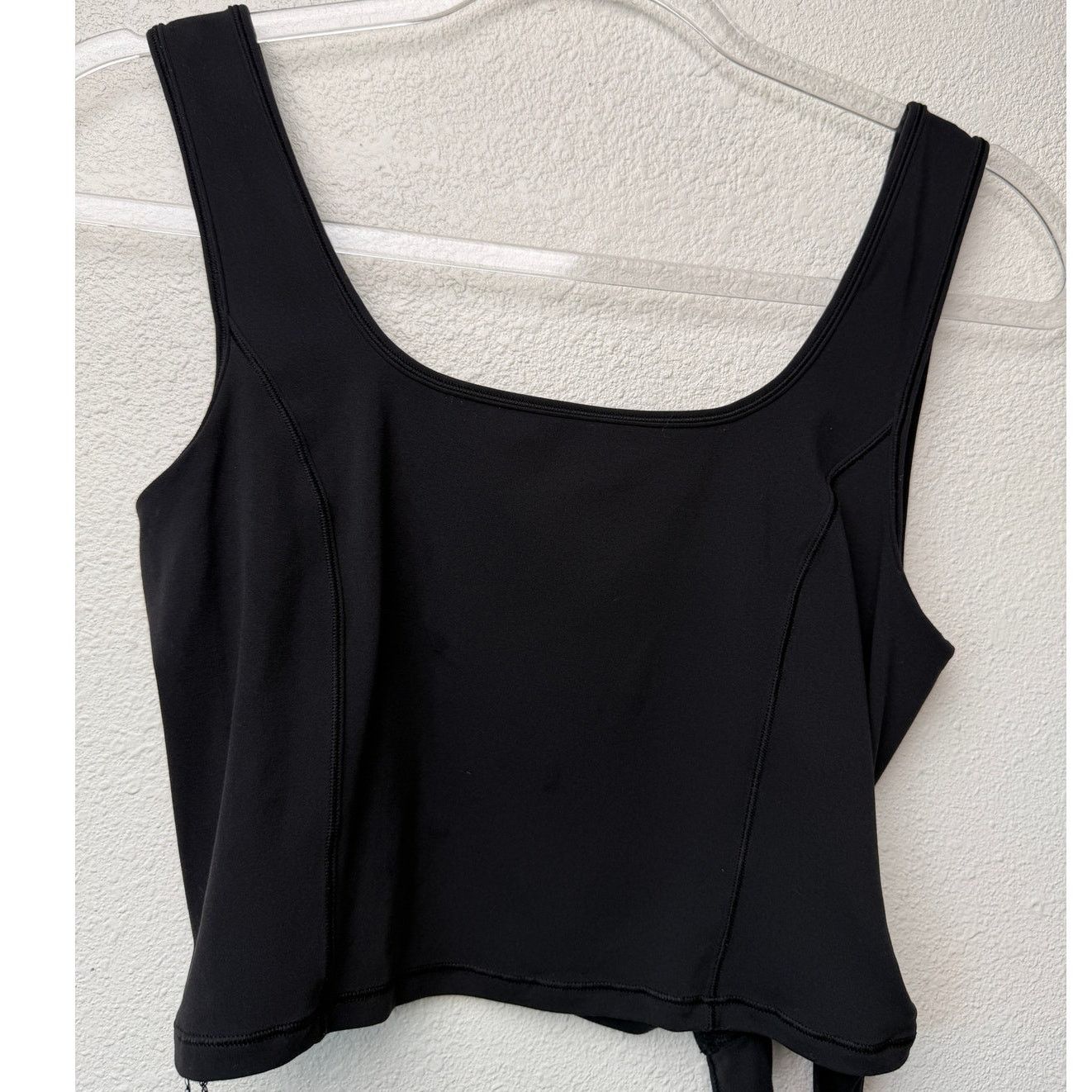 Lululemon Lululemon Get Centred Crop Tank Black Women Size 2 Side Tie Size XS / US 0-2 / IT 36-38 - 5 Thumbnail