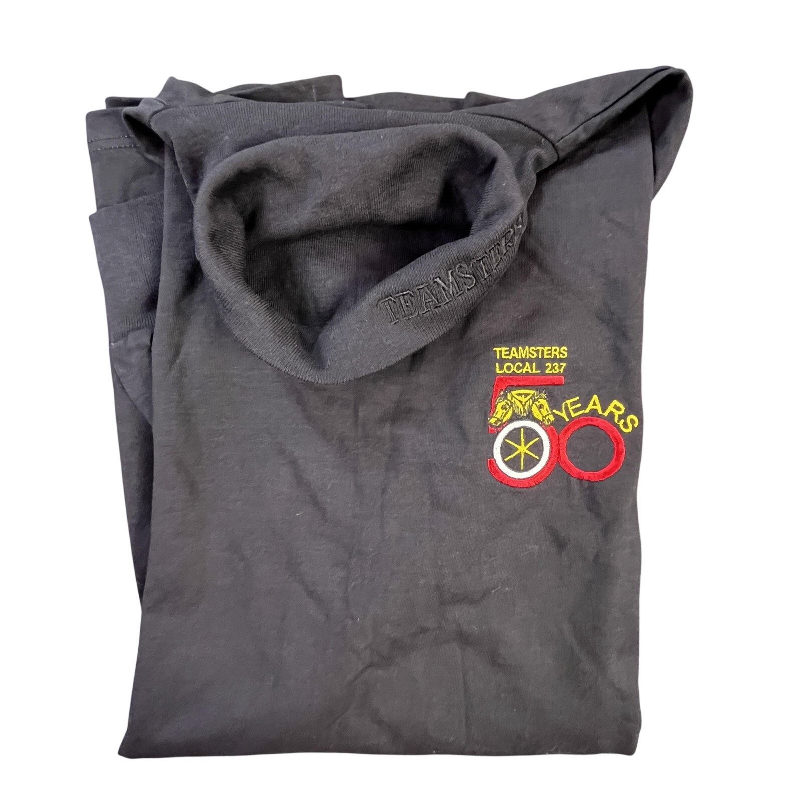 Other VINTAGE Teamsters Local 237 Shirt Mens XL Turtleneck USA Size US XL / EU 56 / 4 - 10 Thumbnail