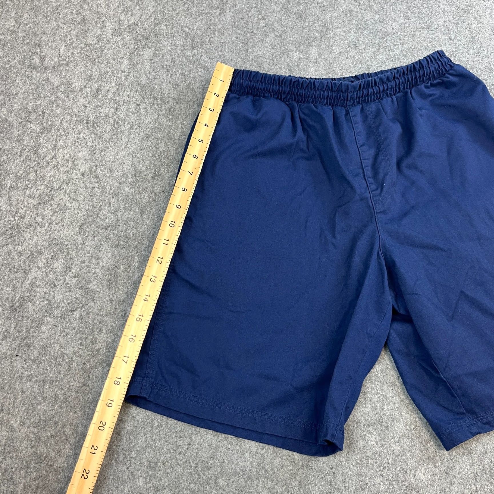 Adidas Adidas Mens Shorts S Navy Blue Vintage 00s Sweat Gym Casual Regular Waist 30in Pocket Logo Size US 29 - 3 Thumbnail