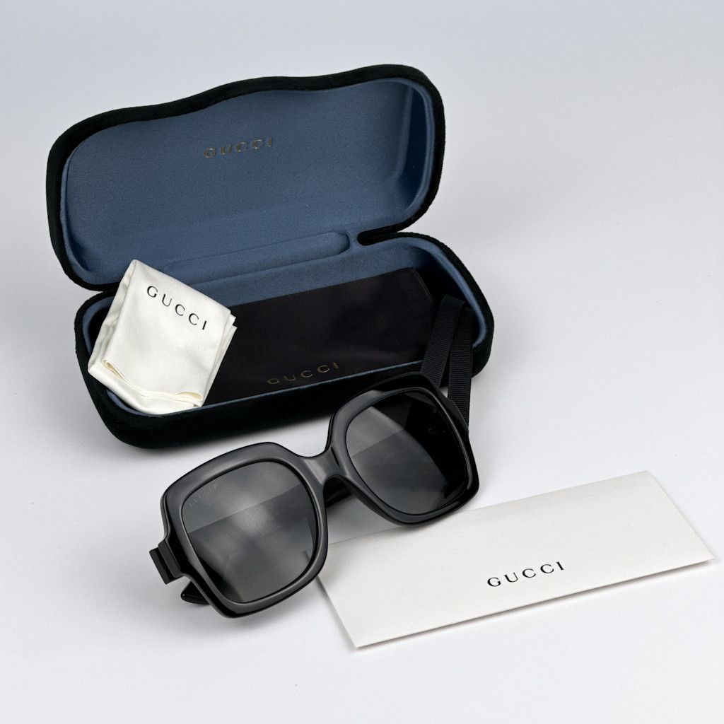Gucci NEW Gucci GG1337S 002 Polarized Square Women Sunglasses Size ONE SIZE - 13 Thumbnail