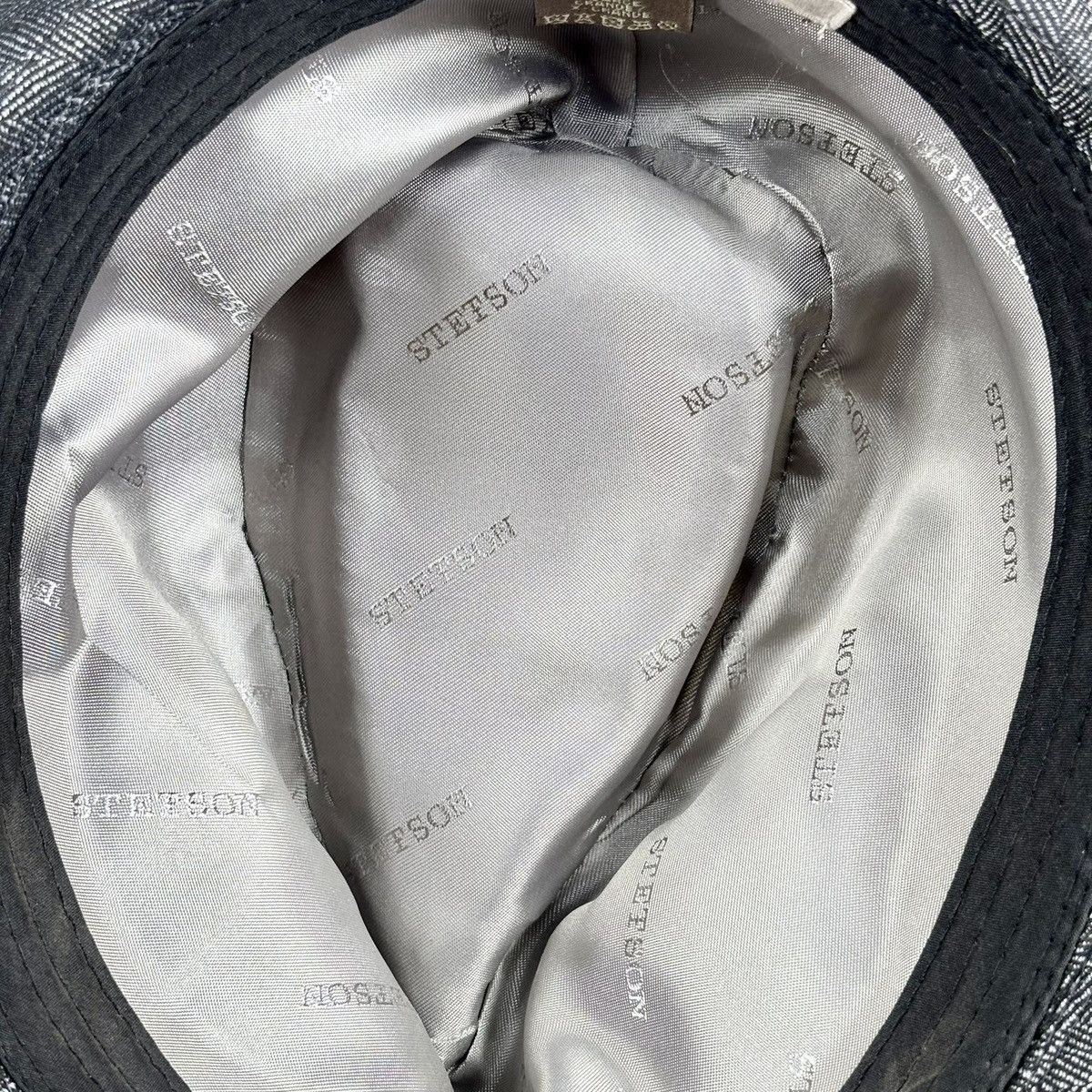 Stetson Stetson All American Fedora Hat Men's L-XL Herringbone NWT Size ONE SIZE - 12 Thumbnail