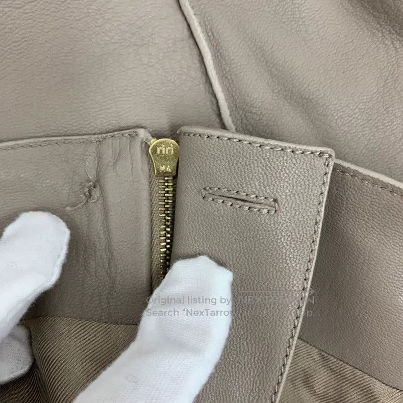 Hermes Hermes Brown sheepskin casual leather pants shorts Size 42" / US 20 - 8 Thumbnail