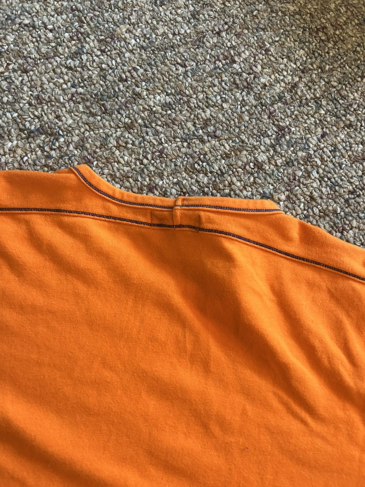 Nautica Vintage H2000 Nautica orange short sleeve surt cotton shirt Size US XL / EU 56 / 4 - 7 Thumbnail