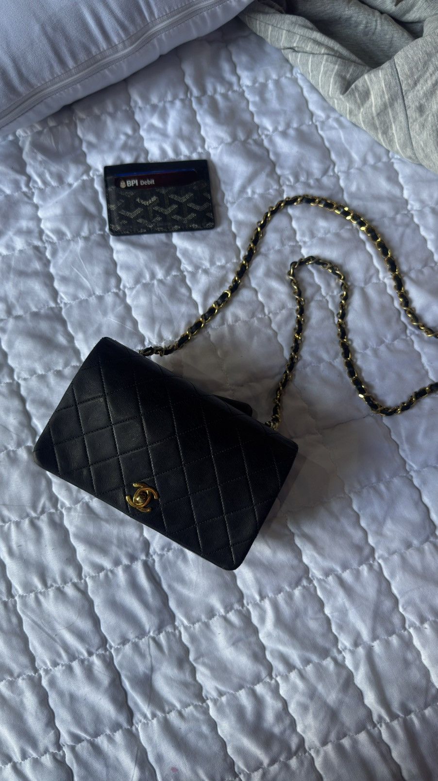 Chanel Chanel Matelasse Shoulder Bag Black Leather Size ONE SIZE - 2 Thumbnail