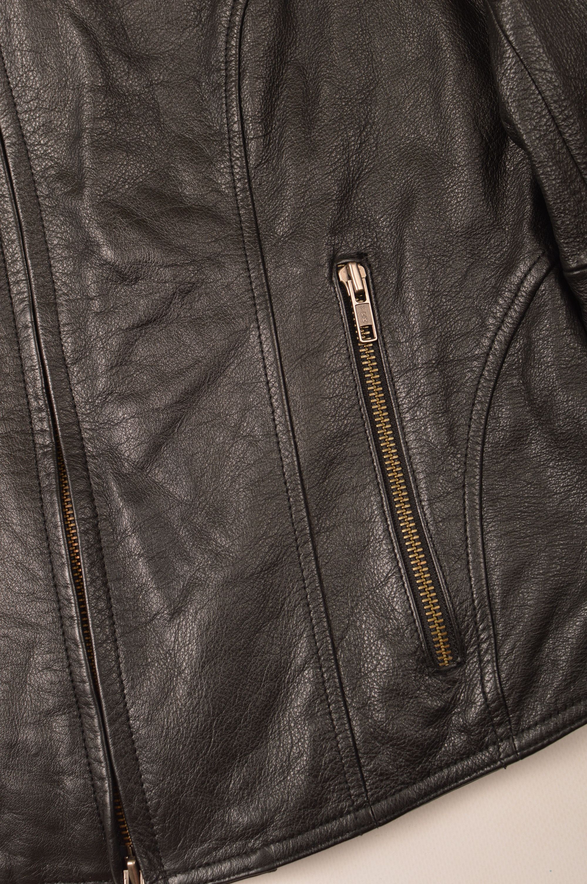 Harley Davidson × Vintage Harley Davidson Women's Miss Enthusiast Leather Jacket Size M / US 6-8 / IT 42-44 - 3 Thumbnail