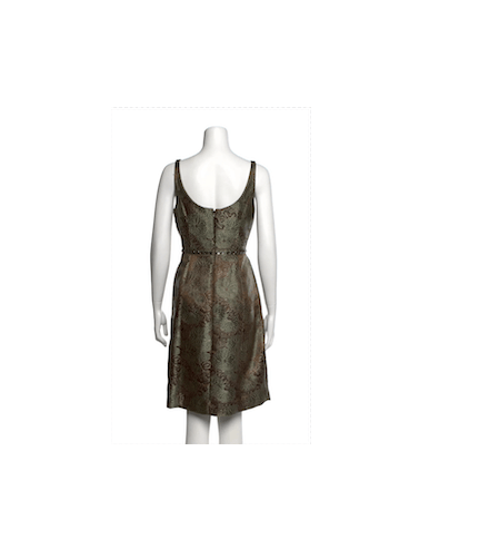 Other Carmen Marc Valvo Printed Knee-Length Dress- NWT Size M / US 6-8 / IT 42-44 - 6 Thumbnail