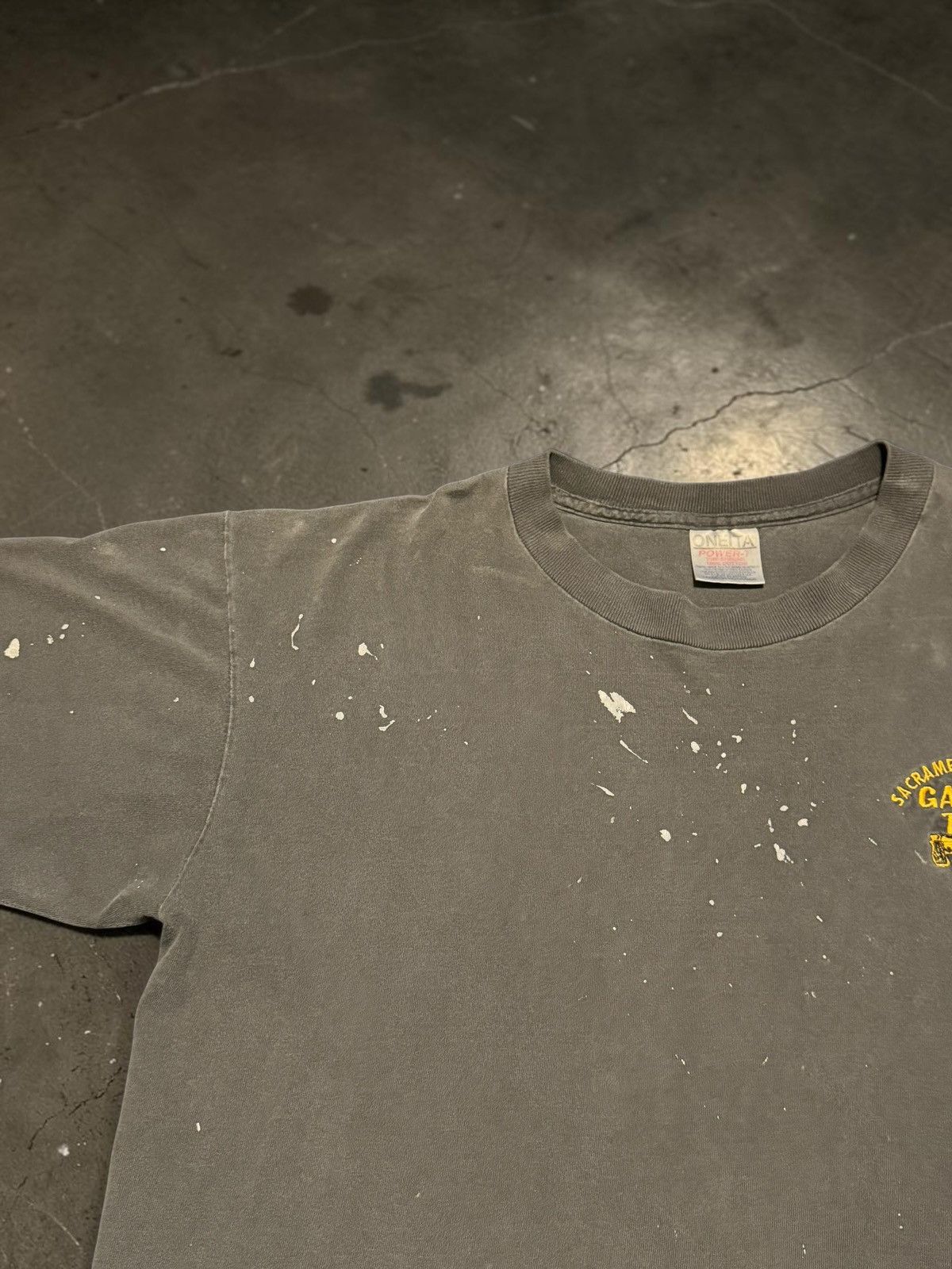 Other Vintage Gang Task Force Sacramento Painter Destroyed Shirt Size US L / EU 52-54 / 3 - 3 Thumbnail