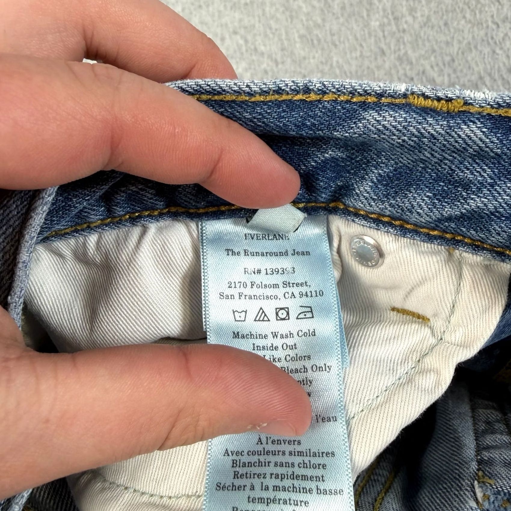 Everlane Everlane Jeans Women 29R Blue The Runaround Light Wash Ankle Cropped Denim Pant Size 29" - 5 Thumbnail